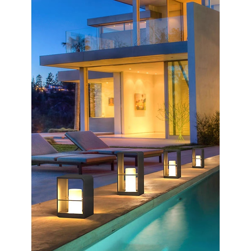 Modern Minimalist Lawn Light Outdoor Waterproof Garden Light Garden Villa Led Landscape Light Club Garden Lawn Light 110-240V4
