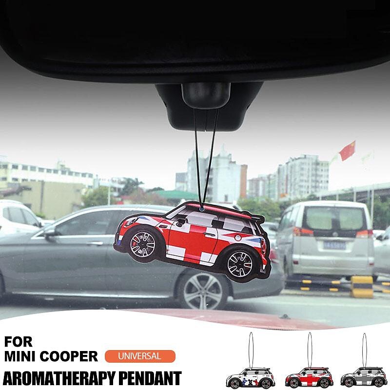 2PCS For Mini Cooper Universal Car Aromatherapy Pendant Fragrant Tablet Decals Special Air Freshener Car Interior Accessories