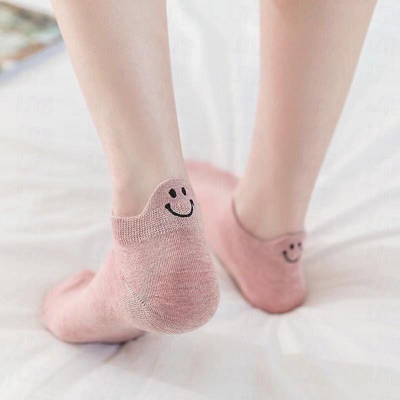 10 Pairs Women's Ankle Socks Low Cut Socks Work Daily Holiday Retro Cotton Simple Classic Casual Elastic Casual Sports Socks4
