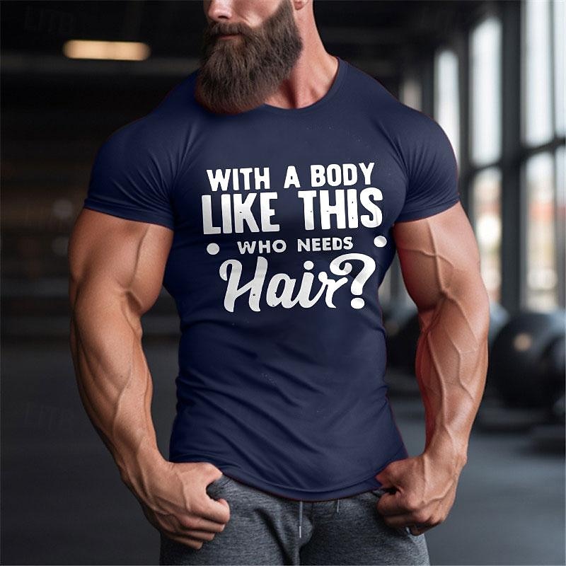 Men's Letter Slogan T Shirt Tee Top Cotton Short Sleeve Graphic Shirt Black White Red Comfortable Tee Sports Outdoor Holiday Fashion Designer Clothing