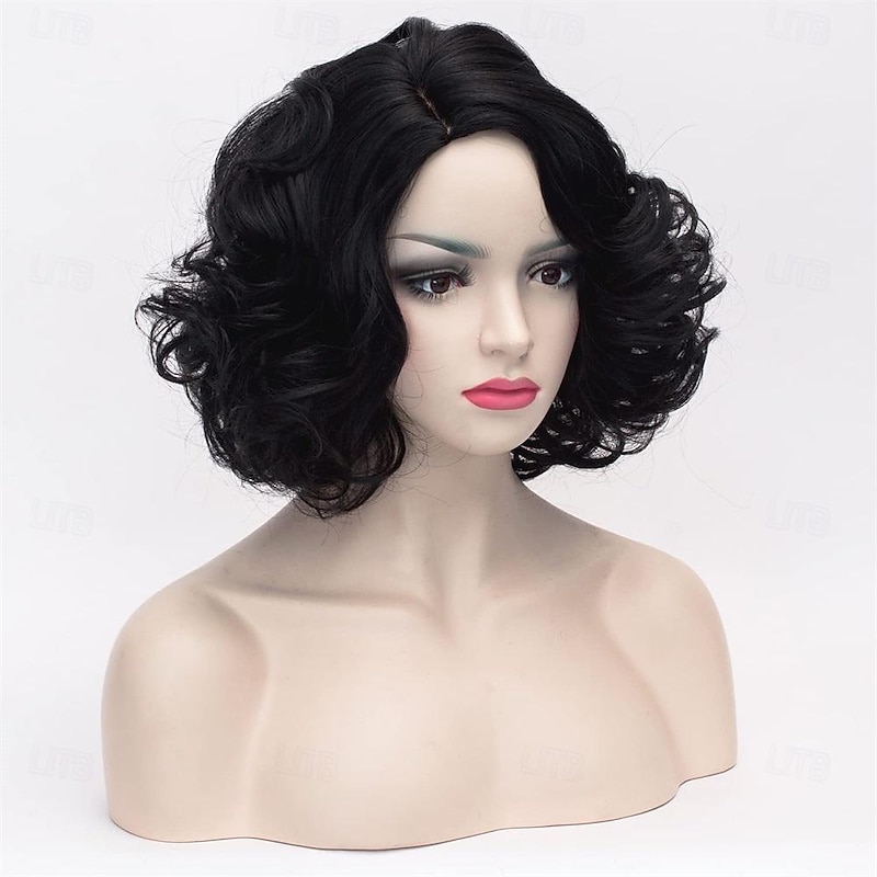 1920s Wig for Women Blonde Short Curly Synthetic Wig with Feather Headpiece 20s Gatsby Wig for Girl Vintage Wig Carnival Costume Party Cosplay Wig Halloween Wigs2