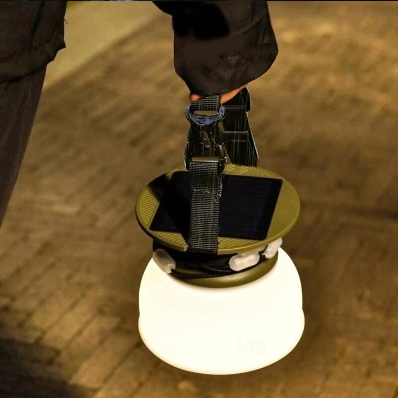 Camping Lantern Solar String Lights Multifunctional Rechargeable Outdoor Tent Camping Light 16.4FT IP65 Waterproof Camping Gear with Rechargeable Emergency for Christmas, Home and Party Decorations4