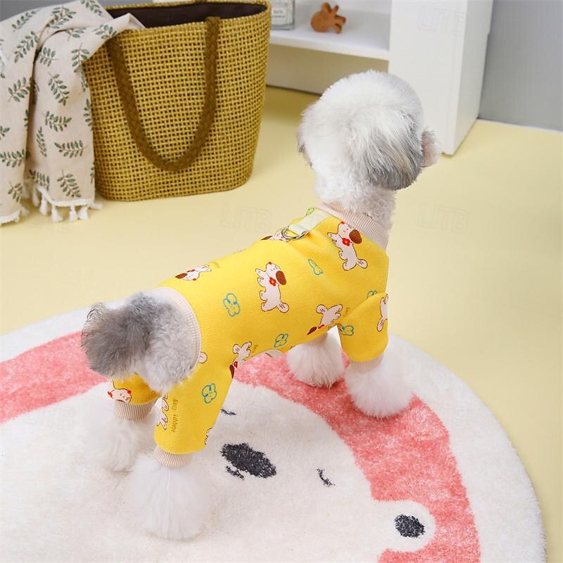 Dog Cat Sweater Jumper Adorable Cartoon Winter Breathable Soft Washable Comfortable Thick Dailywear Bed Casual Daily Walking Dog Clothing for Cat Dog Husky Labrador Alaskan Malamute3