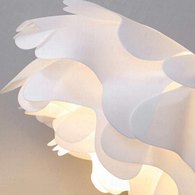 LED Pendant Light 42 cm Pendant Lantern Design Pendant Light Warm White White Light Color Living Room Bedroom Metal Floral Style Modern Nordic Style 110-240V4