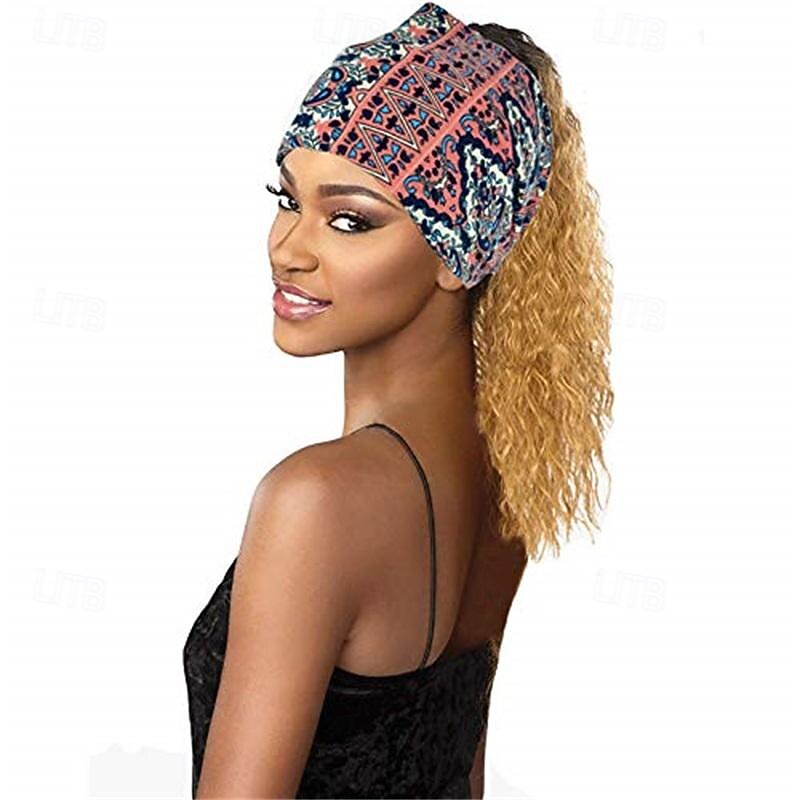 Boho Headband Women Wide Hair Band Boho Elastic Sports Headwear Yoga Hair Band Workout Headwrap2