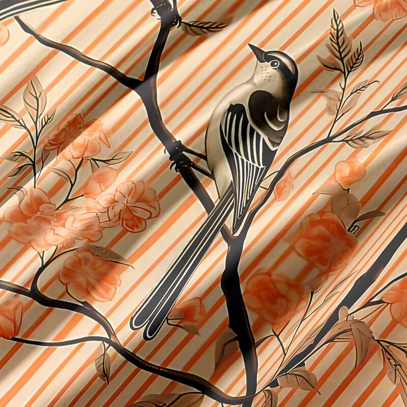 L.T.Home 100% Cotton Sateen Duvet Cover Set Reversible Premium 300 Thread Count Floral Elite Bedding Set Queen King Size 9