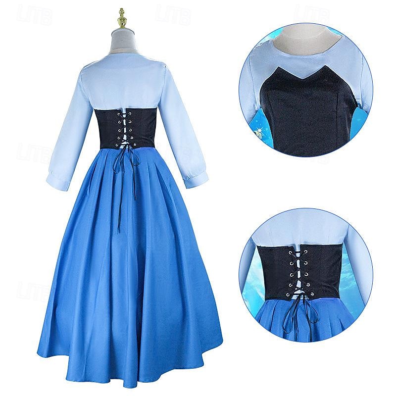 The Little Mermaid Ariel Princess Prince Eric Cosplay Costume Couples Costumes Cosplay Costume Movie Cosplay for Couple's Men's Women's Adults' Carnival Masquerade Bachelorette Party4