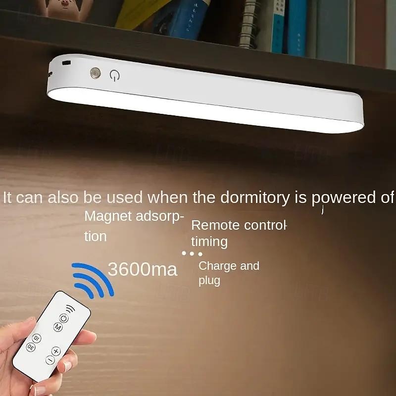 Under Cabinet Lighting, Remote Control Touch Sensor Cabinet Light Wardrobe Light Indoor Lighting USB Rechargeable Night Light Kitchen Cabinet Light Under The Counter Bedroom Dormitory Lighting3