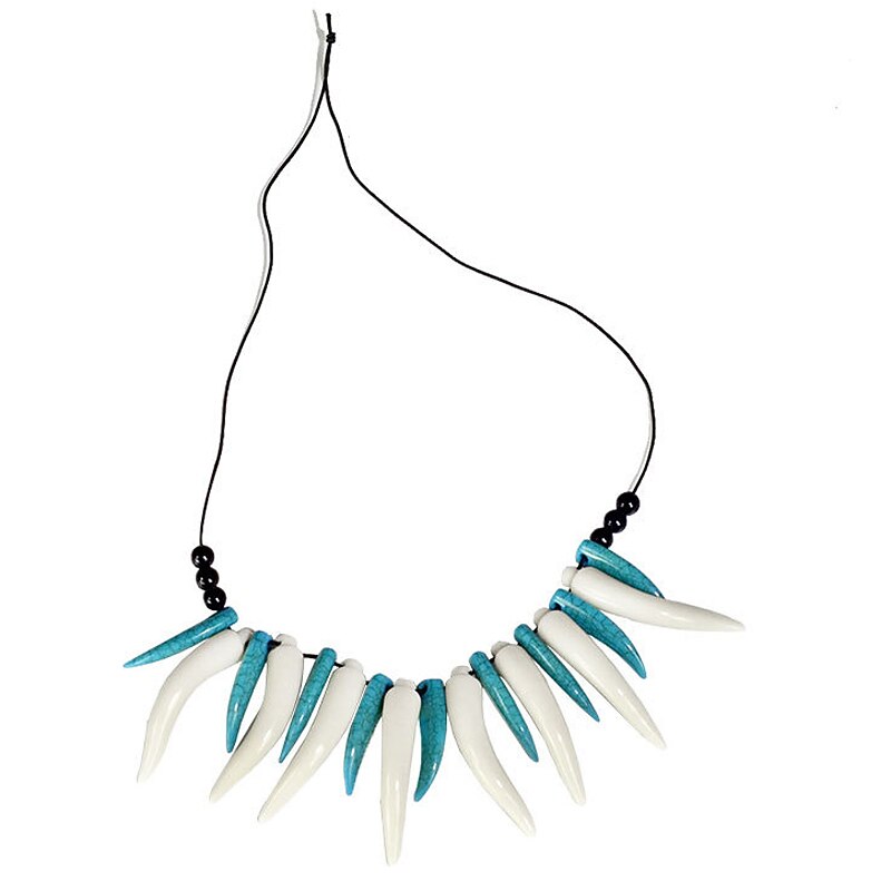 CARNIVAL Wild Man Prop Party Decoration Cosplay Headwear Indian Feather Colored Chieftain Indigenous Feather Necklace4