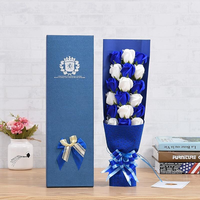 Creative Lover Teacher Gift Rose Soap Flower Gift Box Girlfriend Birthday Company Activity Gift Women's Day