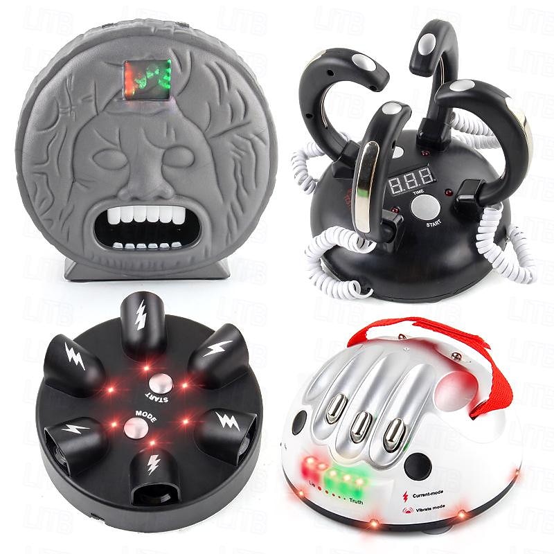 Desktop Decompression Micro Electric Shock Gathering Whole Person's Truth Big Adventure Lie Detector Finger Electric Shock Decompression Toy2