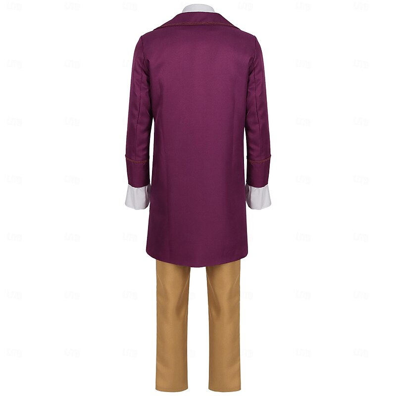 Charlie and the Chocolate Factory Wonka Willy Wonka Cosplay Costume Outfits Cosplay Movie Cosplay for Men's Women's Adults' Masquerade3