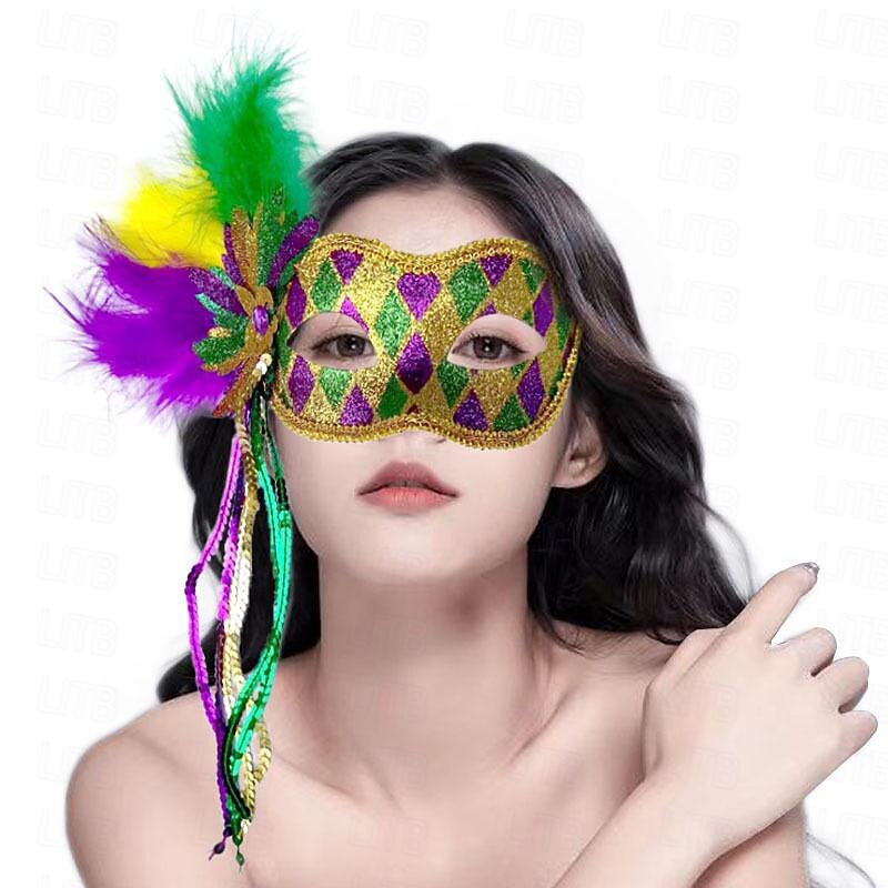 Halloween Mask Halloween Props Carnival Mask Funny Scary Costume Adults' Men's Women's Halloween Carnival Mardi Gras Easy Halloween Costumes Dress Up3