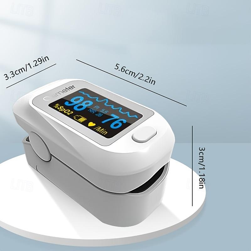 Digital Fingertip Blood Heart Rate Monitor Fingertip Pulse Plethysmograph and Perfusion Index Ideal for Home Use and Sports Enthusiasts3