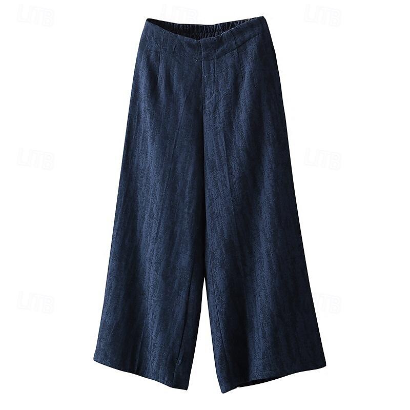 Retro Vintage 1970s Pants Wide Leg Pants Solid Color Fancy Dress Women's Casual Pride Parade Pride Month Adults' Pants2