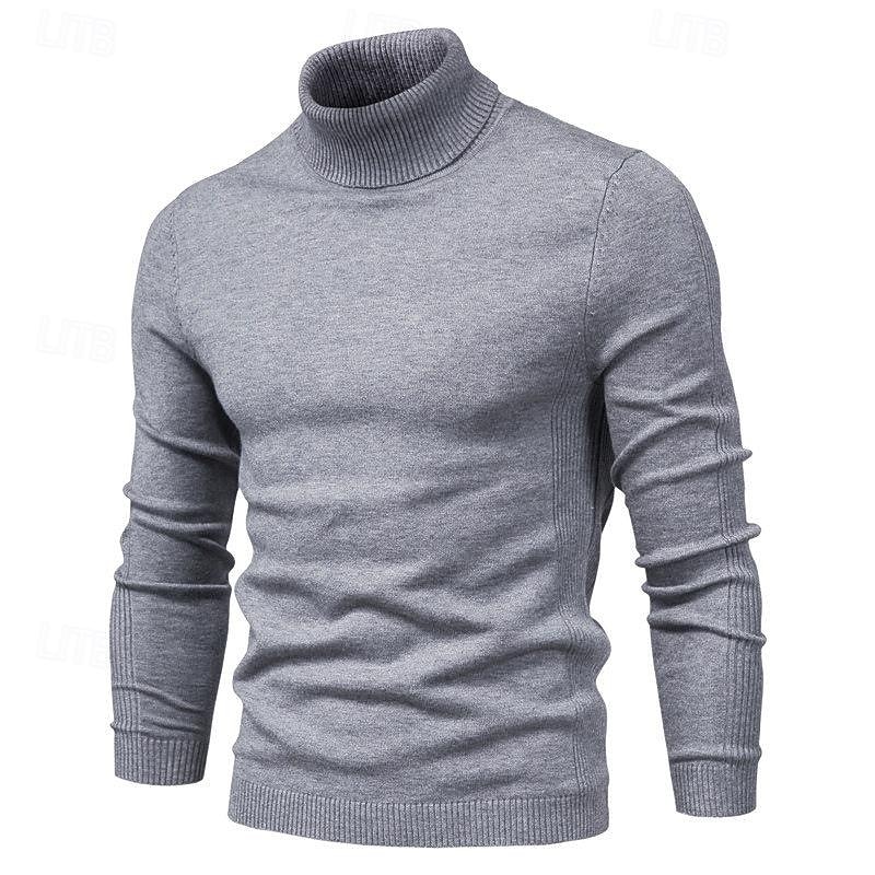 Retro Vintage 1920s Sweater Gentleman Solid Color Fancy Dress Men's Casual Bachelorette Party Adults' Top Fall & Winter
