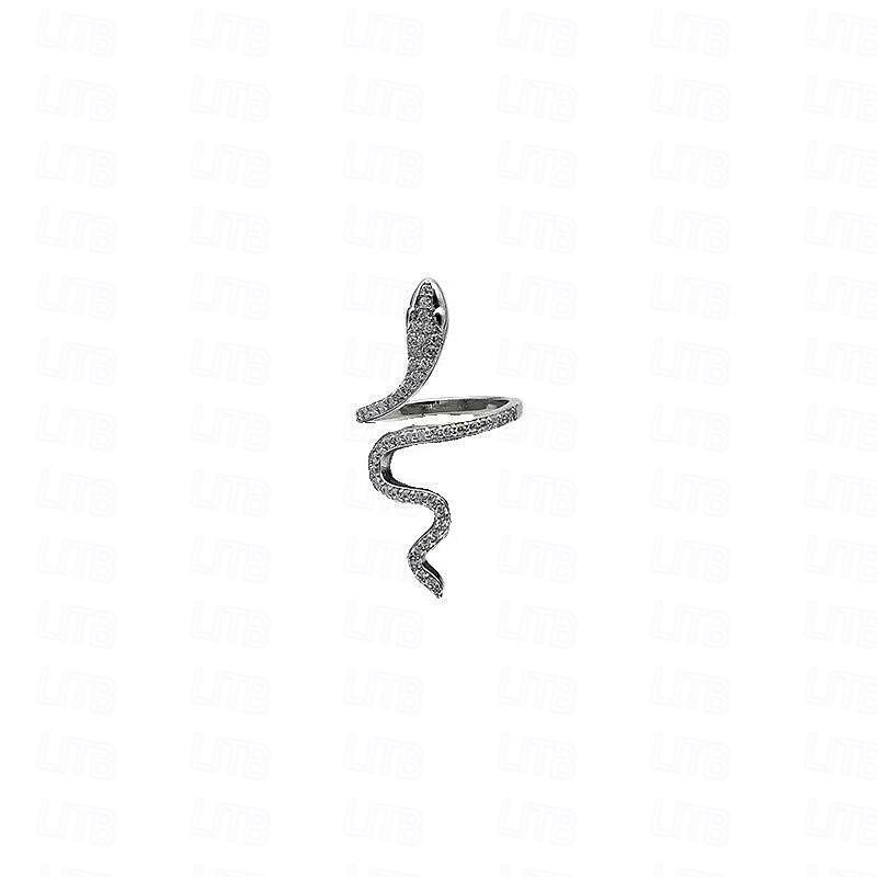 Ring For Women's Party Evening Gift Date Alloy Fancy Snake Precious4