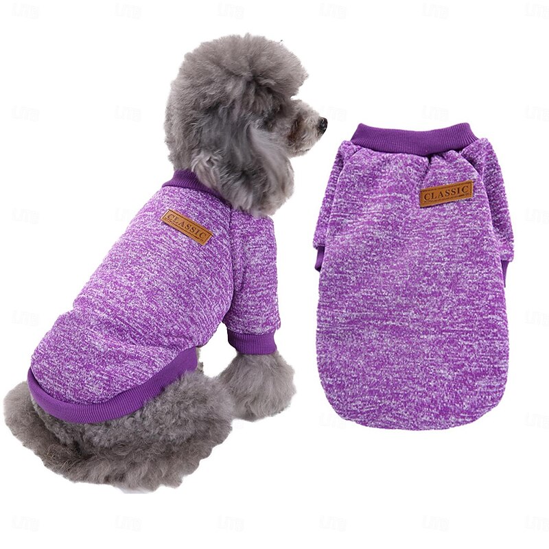 Dog Cat Sweatshirt Cute Casual Winter Breathable Soft Washable Comfortable Outdoor Casual Daily Dog Clothing for Bichon Frise Pomeranian Baby Pet Papillon Small3