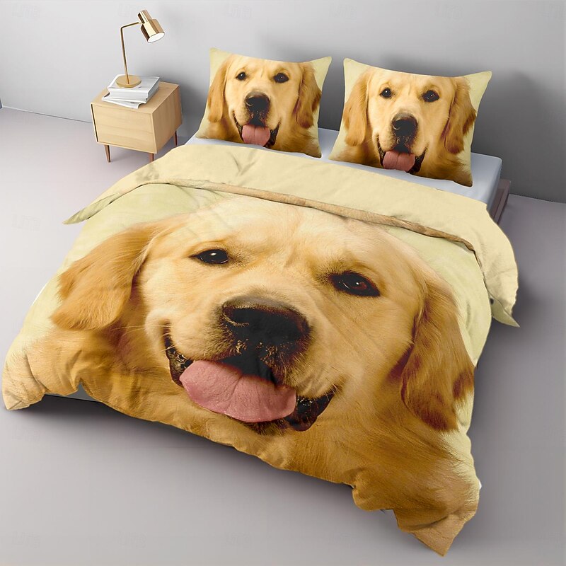 100% Natural Cotton Custom Duvet Cover Set Personalized Bedding Set Photo Comforter Custom Gifts for Family3