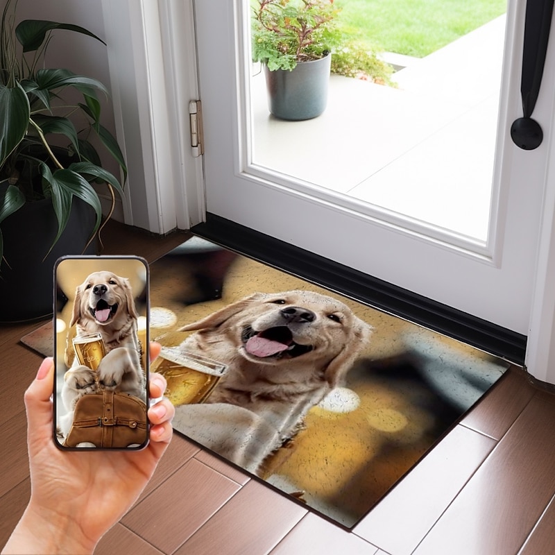 Custom Rug Doormat Floor Mats Washable Rugs Kitchen Mat Non-Slip Oil Proof Rug Indoor Outdoor Mat Bathroom Mat Entrance Rug Add Your Design Gift Personalized Gift Custom Made