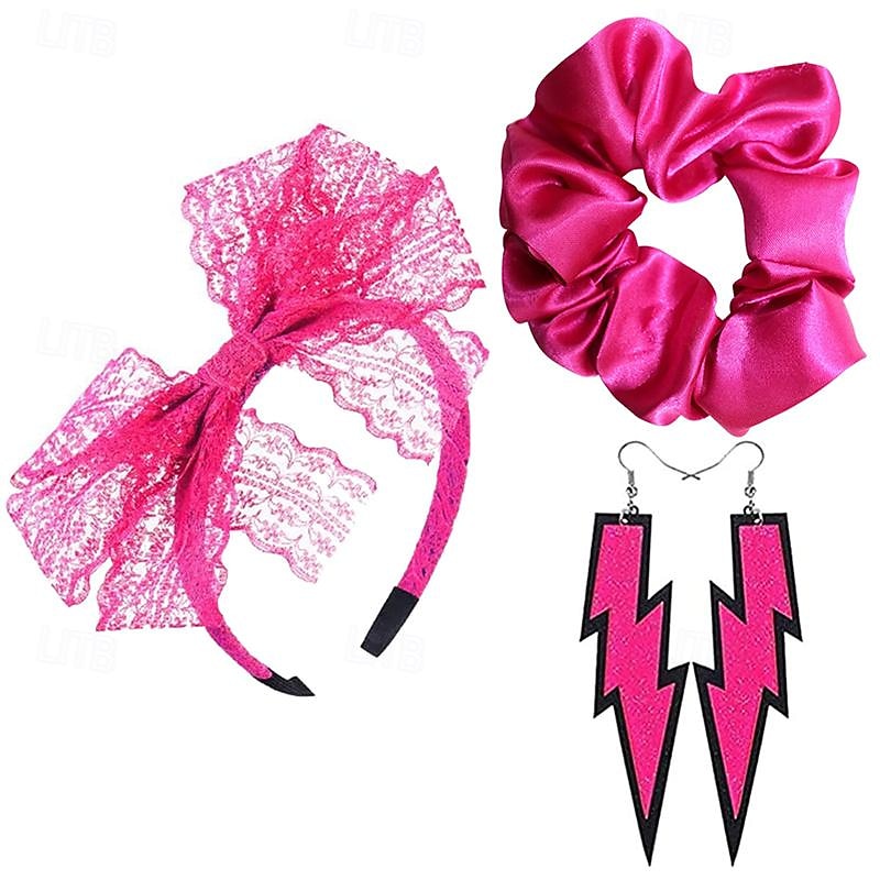 Retro Vintage Disco 1980s Outfits Accessories Off Shoulder T-Shirt I Love the 80's Fancy Dress Women's Halloween Carnival Masquerade Party / Evening Pride Parade Pride Month Adults' Costume3