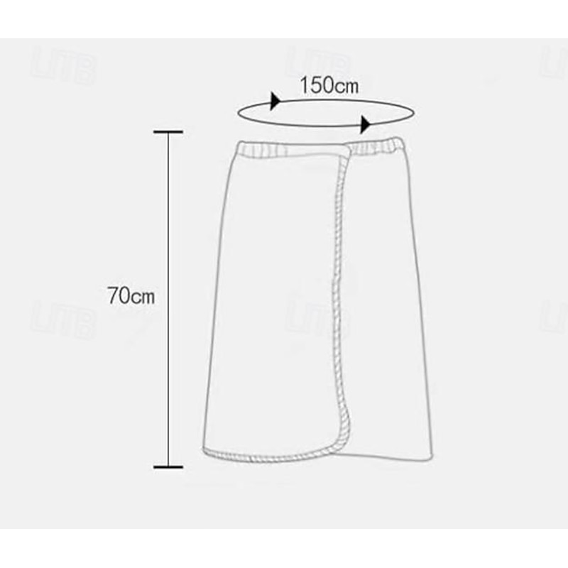 Men's Wearable Bath Towel with Pocket Soft Microfiber Magic Swim Beach Towel Blanket Wrap up Shower Skirts Are Softer Than Absorbent Bathrobes4