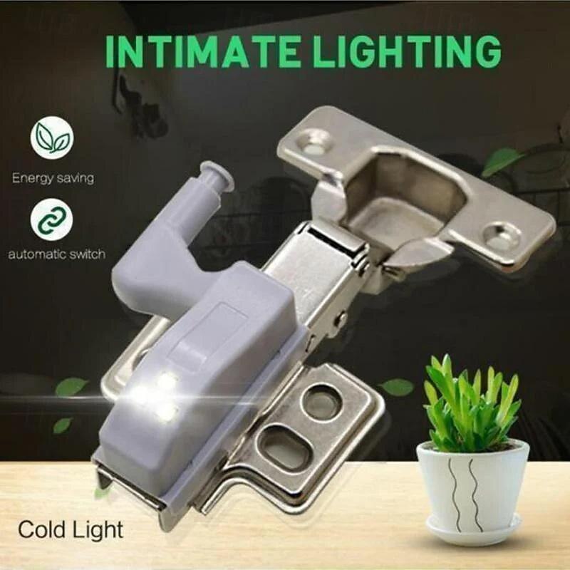 10PCS LED Cabinet Light LED Inner Hinge Lamp Closet Light Battery Wireless Lamp Universal Wardrobe Cupboard Sensor Lighting3