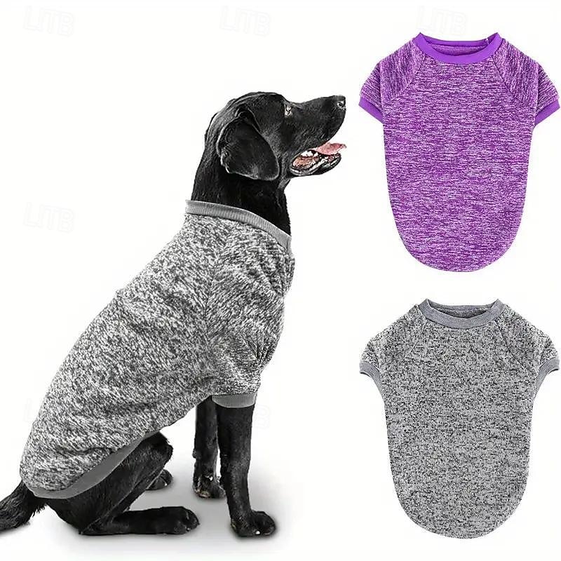 Dog Cat Sweatshirt Fashion Cute Winter Warm Soft Washable Comfortable Outdoor Sports Dog Clothing for Husky Labrador Alaskan Malamute Golden Retriever Border Collie