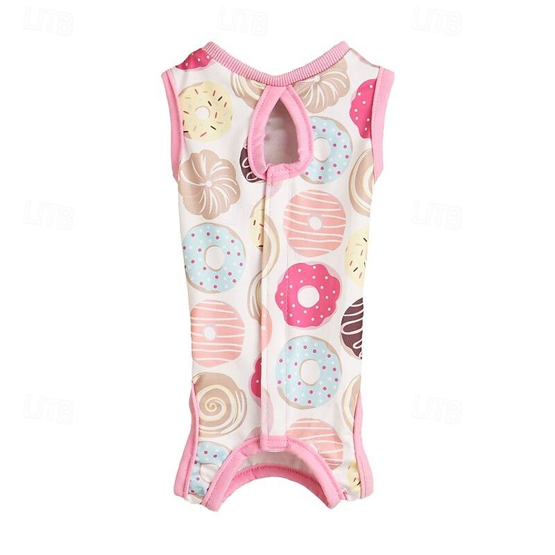 Dog Cat Surgery Recovery Suit Cute Casual Winter Breathable Soft Washable Comfortable Outdoor Casual Daily Dog Clothing for Bichon Frise Pomeranian Baby Pet Papillon Small2