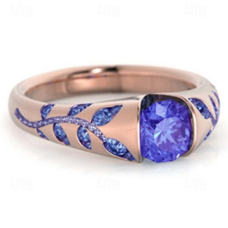 Women's Rings Elegant Valentine's Day Floral Ring