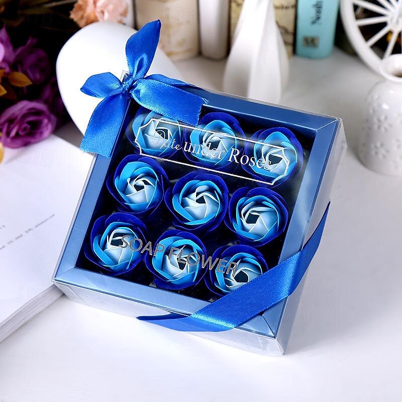 Women's Day Gifts Soap Flower Rose Eternal Flower Gift Box Creative Women's Day Mother's Day Gifts for GirlsSoap Flower Decoration Simulation Flower Hand Gift Small Gift Mother's Day Gifts for MoM4