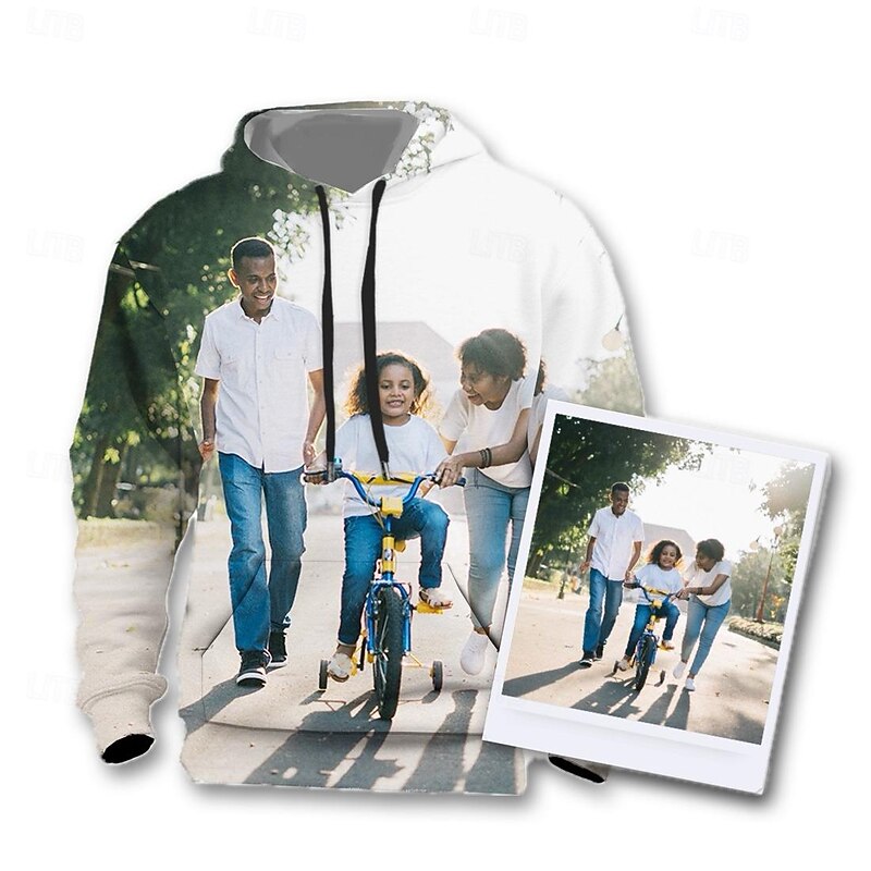 Men's Graphic Color Block Art Deco Hoodies Fashion Cool Long Sleeve Hooded Vacation Holiday Streetwear Custom Print Blue 3D Print Print Spring &  Fall Designer2