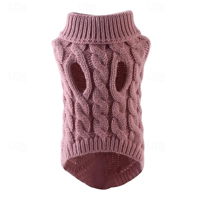 Dog Cat Sweater Jumper Fashion Cute Winter Warm Soft Washable Comfortable Outdoor Sports Dog Clothing for Bichon Frise Poodle Pomeranian Baby Pet Papillon2