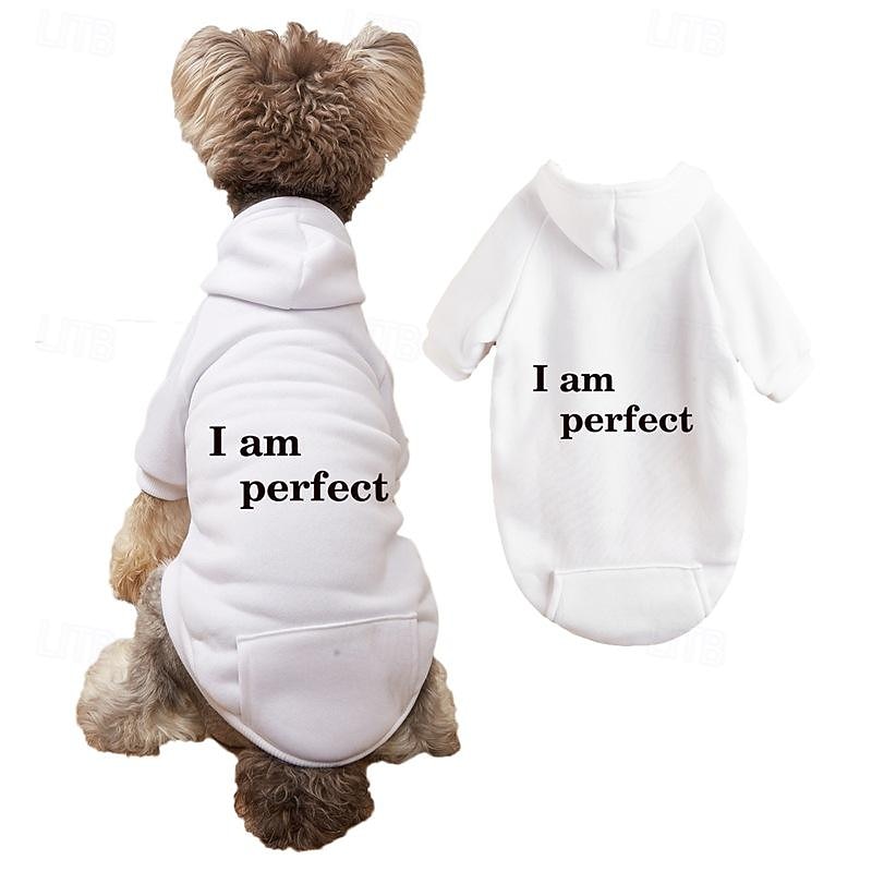 Dog Cat Hoodie Sports Casual Winter Breathable Soft Washable Comfortable Outdoor Casual Daily Dog Clothing for Bichon Frise Pomeranian Baby Pet Papillon Small2
