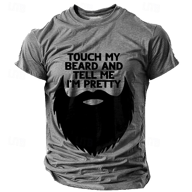 Men's Graphic T Shirt Short Sleeve T shirt 3D Print Crew Neck Shirt Retro Vintage Casual Street Style Sports Outdoor Holiday Going out Blue Brown Green Spring & Summer Clothing Apparel S M L XL 2XL