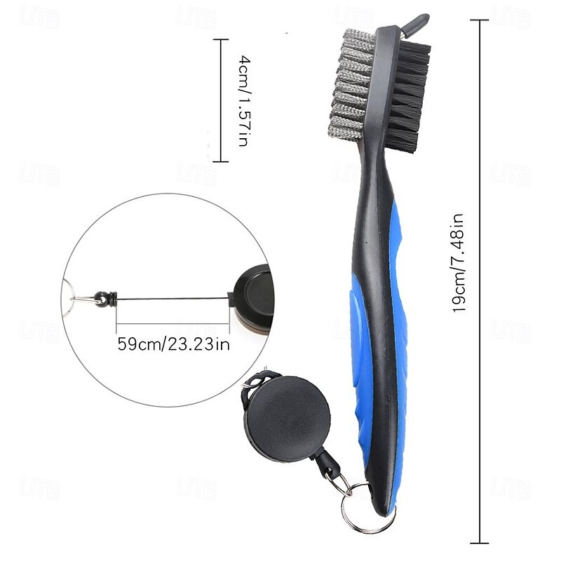 Golf Club Brush, Comfortable Golf Cleaning Tool Golf Club Cleaner, for Golfers Enthusiasts for Golf Shoes2