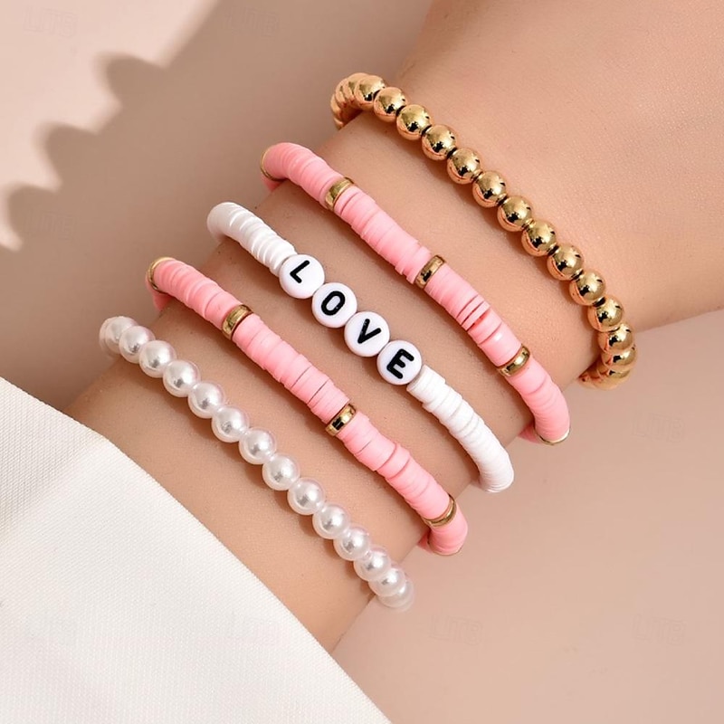 Bracelet Lolita Jewelry Retro Vintage Bohemian Boho Plastic For Cosplay Men's Women's Costume Jewelry Fashion Jewelry4