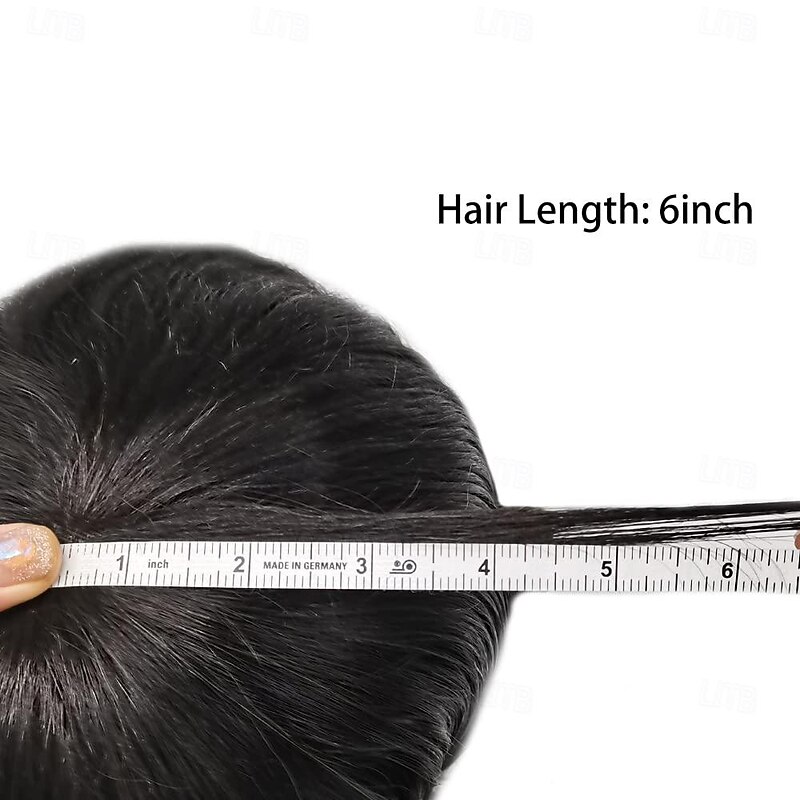 Toupee for Men Human Hair System Replacement Fine Mono Mens Toupee Hairpiece Poly Skin Around Durable PU Monofilament Wig for Men Hair Piece Unit 7x9 1B Off Black4