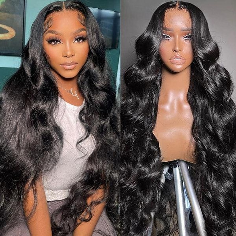 13x4 Transparent Human Hair Lace Front Wig High-quality Body Wave Human Hair Wig 200% Density