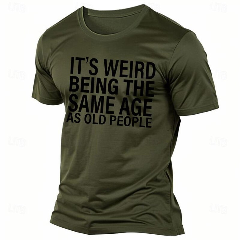 Men's Letter Graphic Prints T Shirt Graphic Tee Cotton Short Sleeve Graphic Shirt Black White Pink Comfortable Tee Outdoor Street Fashion Designer Clothing 6