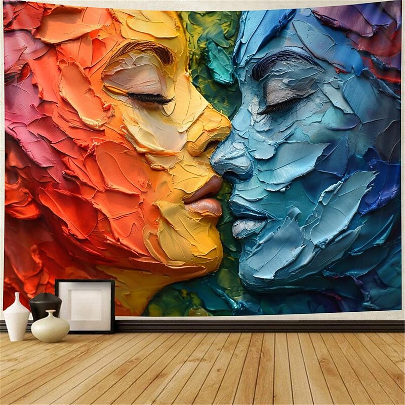 June Pride Month Knife Painting Gay Pride Month LGBTQ LGBT Hanging Tapestry Gay Pride Outdoor Decoration Happy Pride3