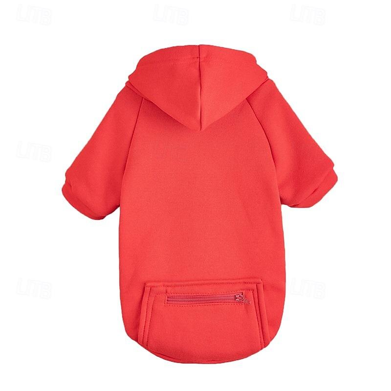 Dog Cat Hoodie Cute Casual Winter Warm Breathable Soft Washable Comfortable Outdoor Casual Daily Dog Clothing for Bichon Frise Pomeranian Baby Pet Papillon Small2