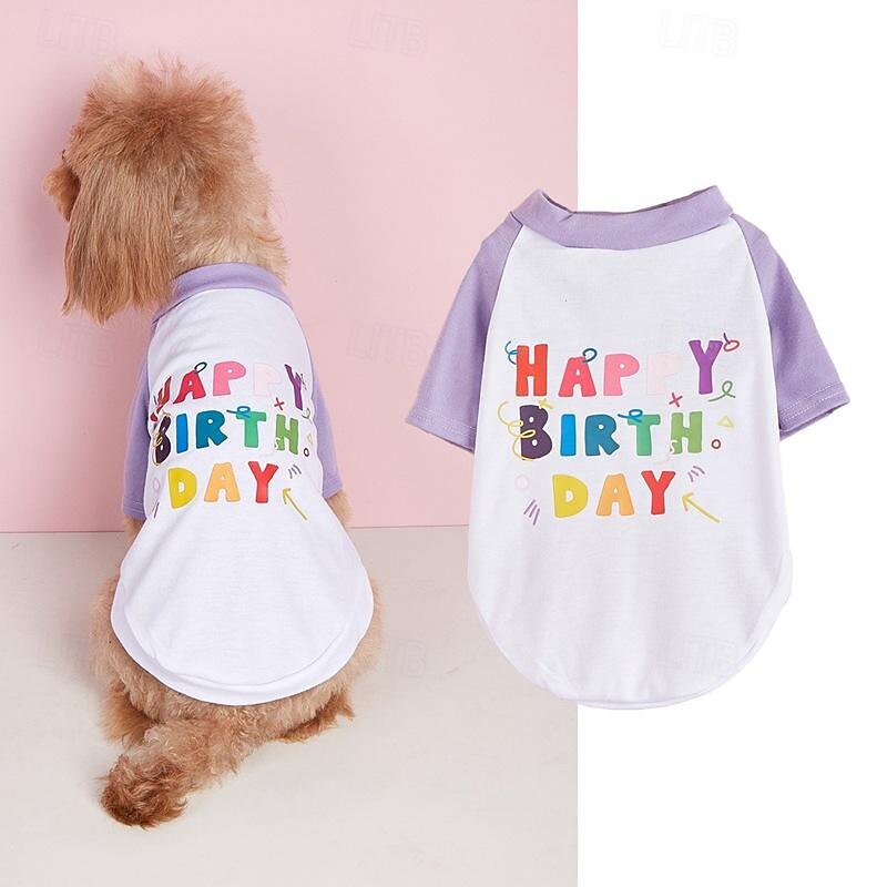 Dog Cat Shirt / T-Shirt Cute Casual Breathable Soft Washable Comfortable Outdoor Casual Daily Dog Clothing for Bichon Frise Pomeranian Baby Pet Papillon Small3