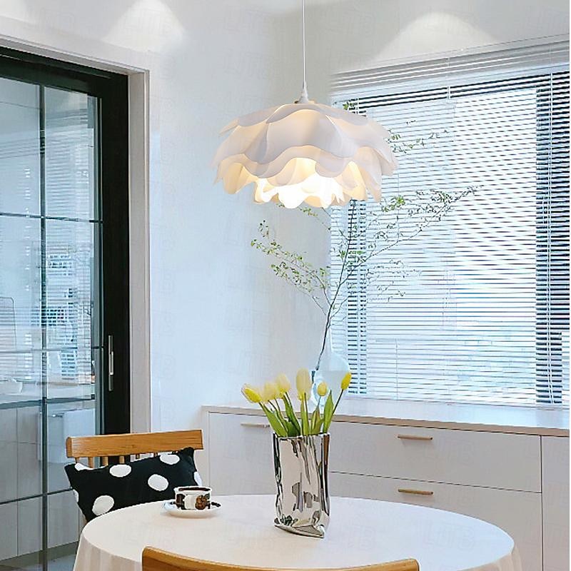 LED Pendant Light 42 cm Pendant Lantern Design Pendant Light Warm White White Light Color Living Room Bedroom Metal Floral Style Modern Nordic Style 110-240V2