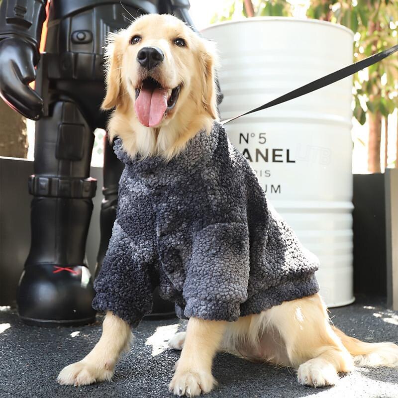 Dog Cat Coat Jacket Fashion Cute Winter Warm Soft Washable Comfortable Outdoor Sports Dog Clothing for Husky Labrador Alaskan Malamute Golden Retriever Border Collie2