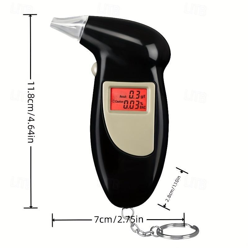 Digital Alcohol Tester Breath Alcohol Tester Breathalyzer Breathalyser Alcohol Breath Tester Shipped Without Battery2