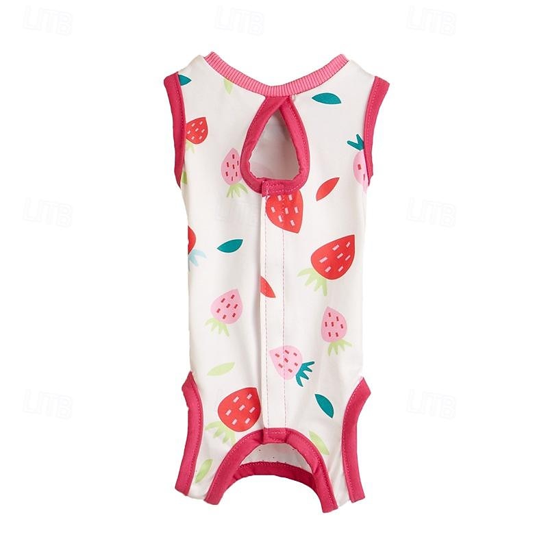 Dog Cat Surgery Recovery Suit Cute Casual Winter Breathable Soft Washable Comfortable Outdoor Casual Daily Dog Clothing for Bichon Frise Pomeranian Baby Pet Papillon Small4