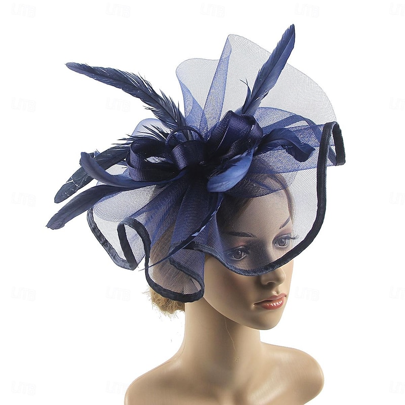 Retro Vintage 1950s 1920s Headpiece Party Costume Fascinator Hat Fancy Dress Women's Masquerade Vacation Event / Party Date Adults' Hat All Seasons3