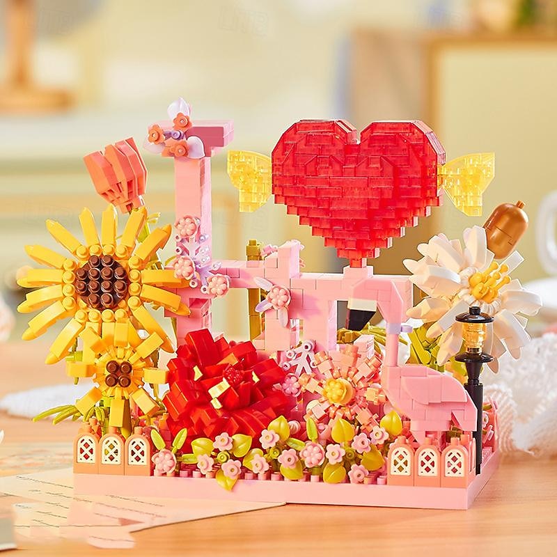 Small Particle Astronaut Ultraman Children's Puzzle Toy Girl Gift Building Blocks4