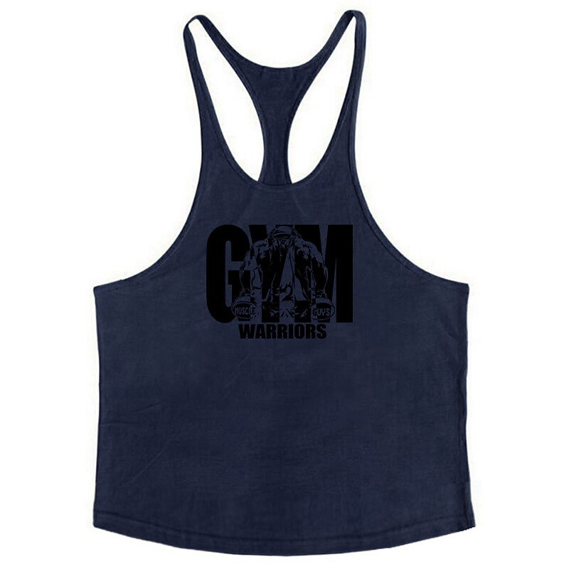 Men's Graphic Letter Tank Top Vest Top Undershirt Racer Back Tank Top Sleeveless T shirt U Neck Shirt Fashion Muscle Workout Vacation Sport Daily Black White Yellow Summer Clothing Apparel M L XL XXL3